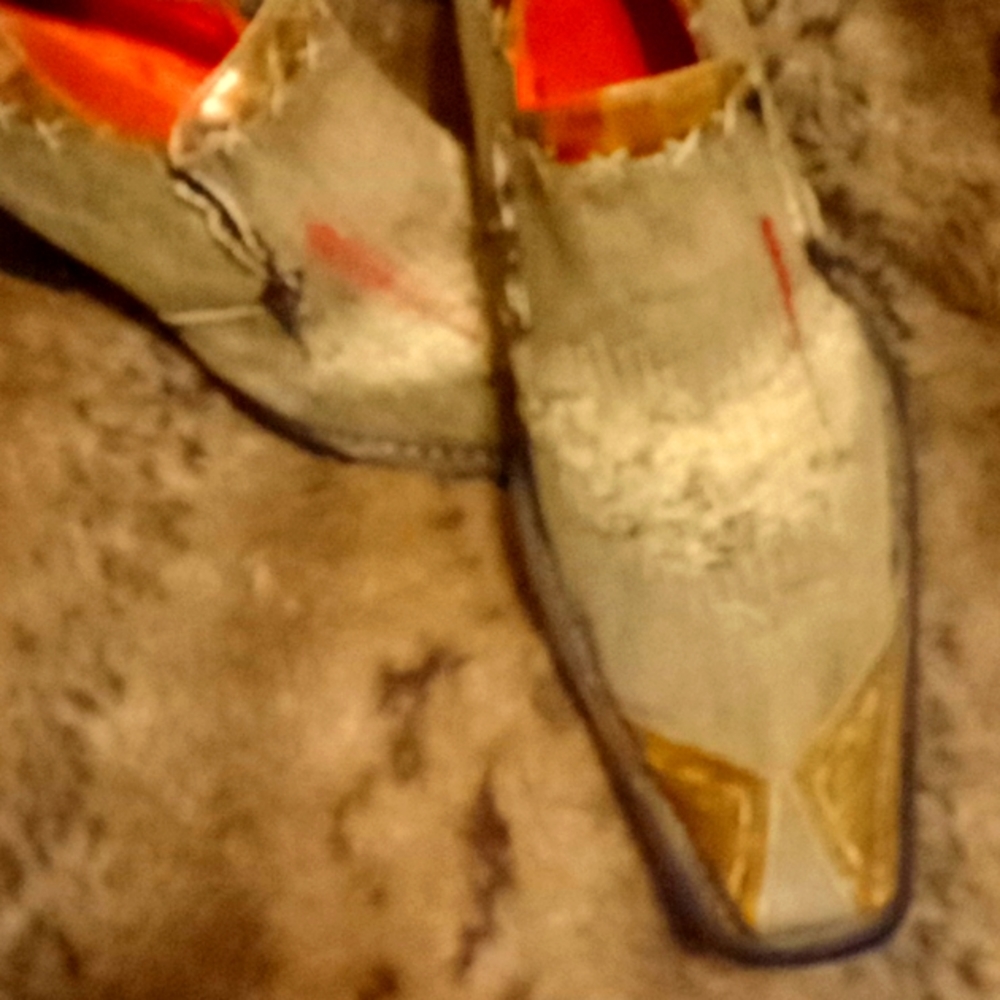 Implode distressed slip on shoes